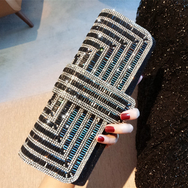 Glitter Evening Bag for Women - Wedding Clutches