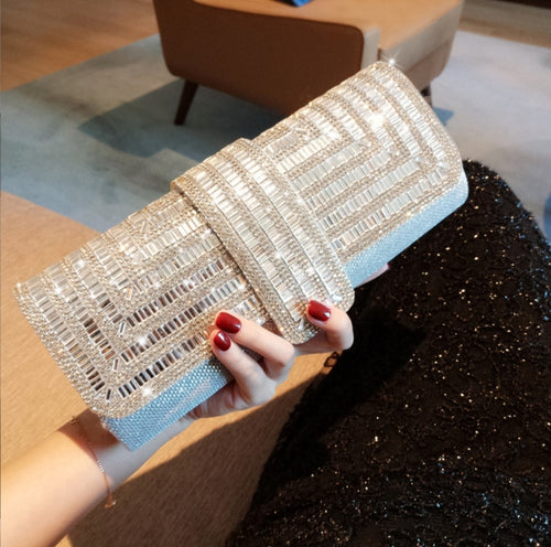 Glitter Evening Bag for Women - Wedding Clutches